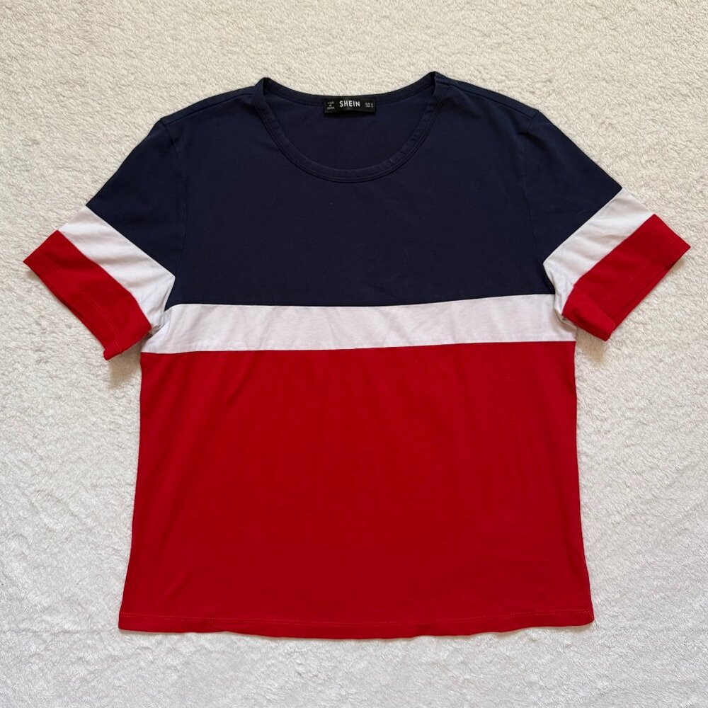 SHEIN Colour Block T-Shirt